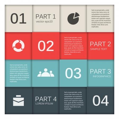 Template for your business presentation  infographic のイラスト素材