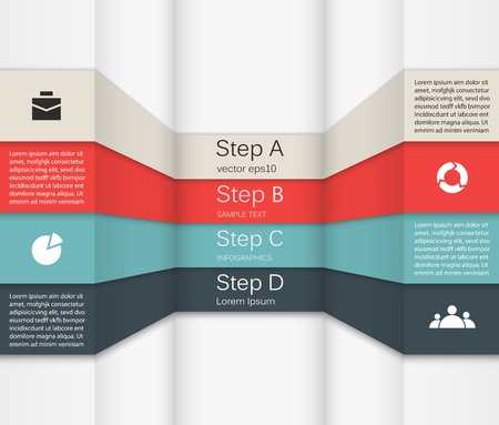 Template for your business presentation  infographic のイラスト素材