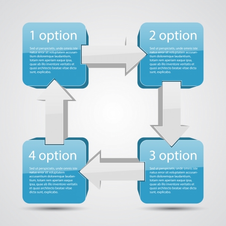 Template for your business presentation  infographic のイラスト素材