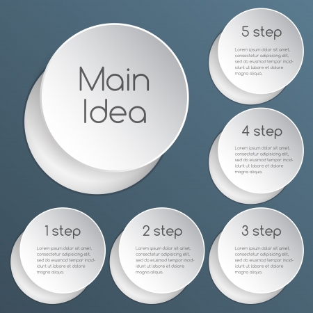 Template for your business presentationのイラスト素材
