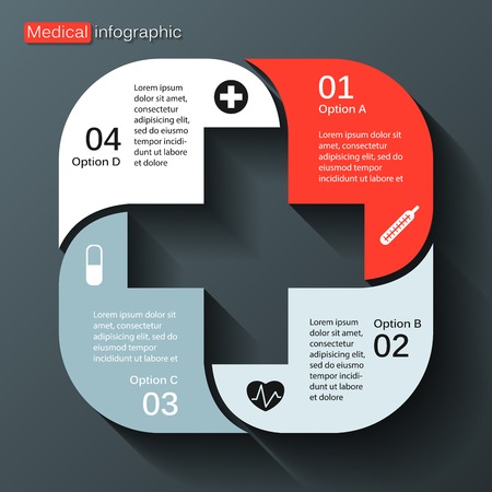 Modern template for your medical projectのイラスト素材