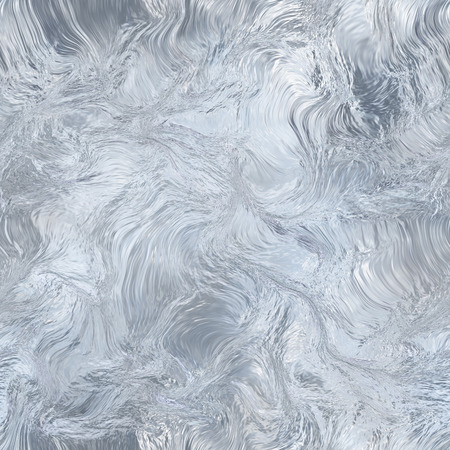 Seamless ice frozen water texture, abstract winter backgroundの写真素材