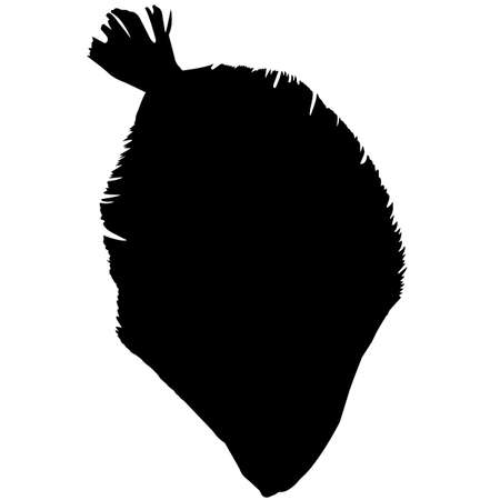 Sole Silhouette Vector Graphicsのイラスト素材