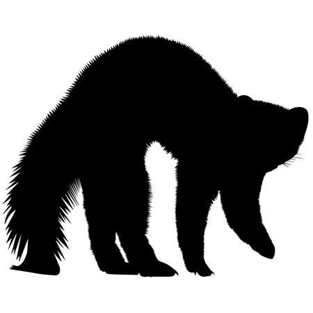 Weasel Silhouette Vector Graphicsのイラスト素材