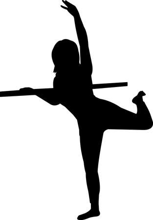 Barre 10 isolated vector silhouetteのイラスト素材