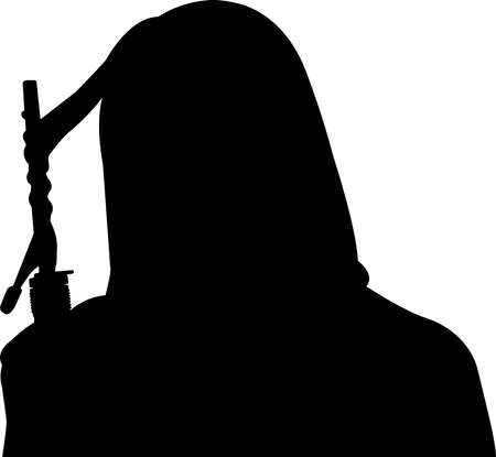 Beauty Silhouette Vectorのイラスト素材