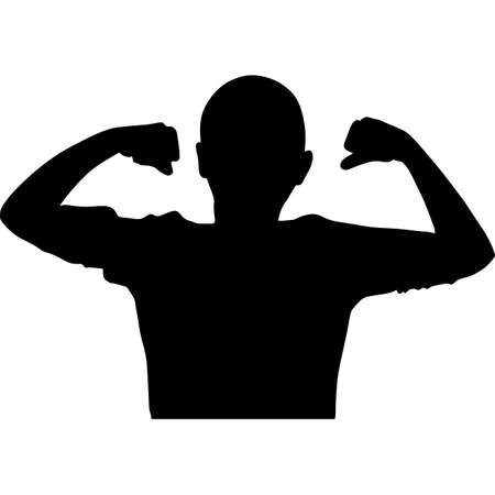 Girl and Women,Childhood Cancer Awareness Silhouette Vectorのイラスト素材