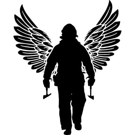 Vector of RIP Fire Fighter, Memorial - ID:1-158238061 - Royalty Free ...