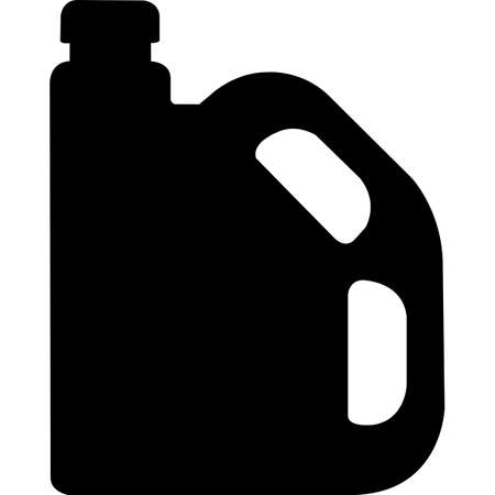 Jerry Can Silhouette Vectorのイラスト素材