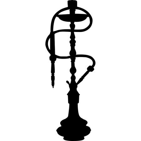 Hookah Silhouette Vector