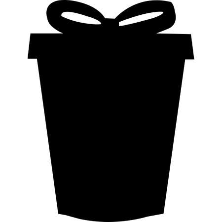 Presents Silhouette Vectorのイラスト素材