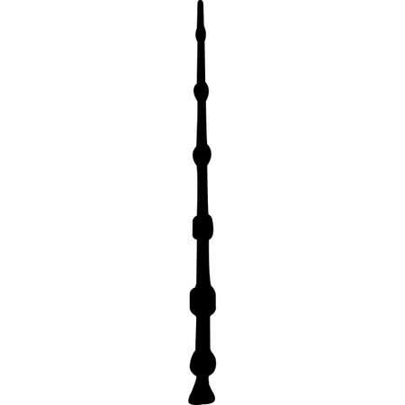 Magic Wands Silhouette Vectorのイラスト素材