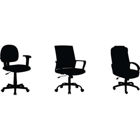Office Chair Silhouette Vectorのイラスト素材