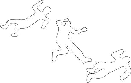Vector of Crime Scene Eps Vector, - ID:1-190460903 - Royalty Free Image ...