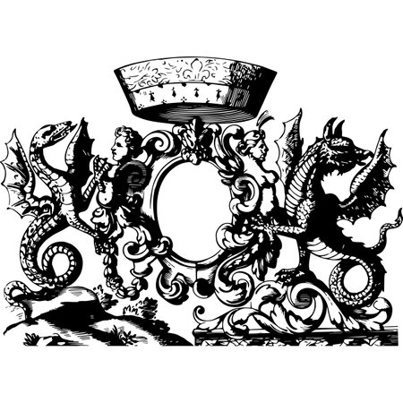 Victorian Frame Vectorのイラスト素材