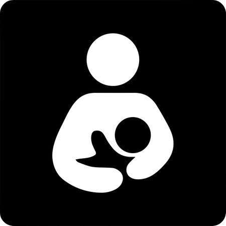 Breastfeeding symbol Icon SVG -Vector Symbol Commercial & Personal Use- Cricut,Silhouette,Cameo,Vinyl Cutのイラスト素材