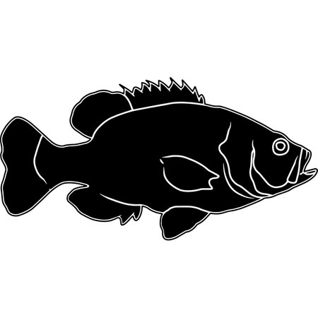 Warmouth Hand sketched, hand drawn vector clipartのイラスト素材