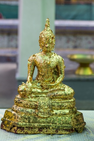 the Golden Buddha statue, Bangkok Thailandの写真素材