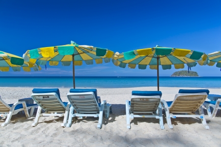 A Beautiful beach at Kata beach , Phuket, Thailandの写真素材