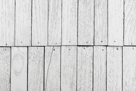 white wooden wall texture backgroundの写真素材