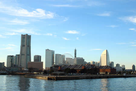 Yokohama city , Japanの写真素材
