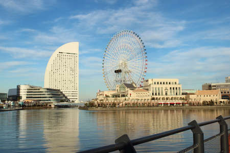 Japan landscape at Yokohama city , Japanのeditorial素材