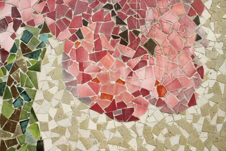 a colorful brick wall backgroundの写真素材