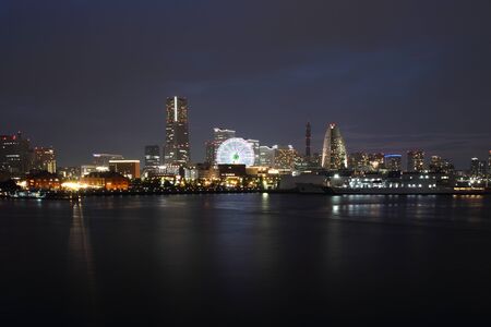 Japan skyline at Yokohama city - Japanの写真素材