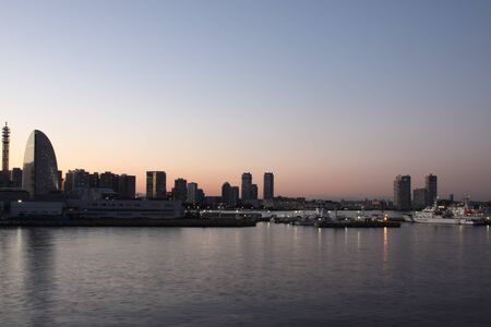 Japan skyline at Yokohama city - Japanのeditorial素材