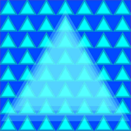 abstract colorful triangle on a blue backgroundのイラスト素材