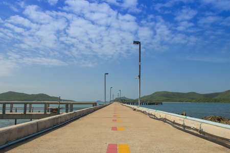 Beautiful beach in the samae san island -Thailandの写真素材