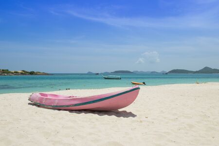 Beautiful beach in the samae san island -Thailandの写真素材