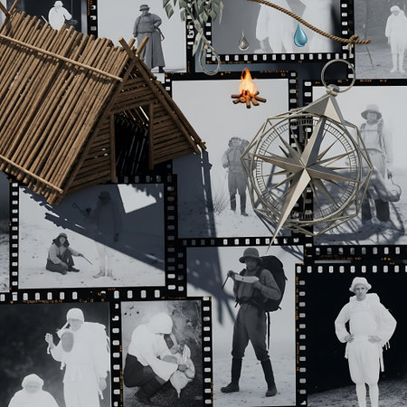 Travel and adventure concept. Collage of photos with various pictures.