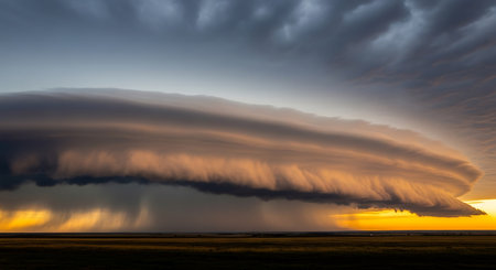 Prairie Storm Clouds ominous weather Saskatchewan Canada