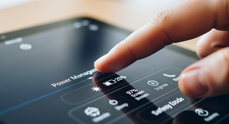 smartphone with smart home and internet of things on the screen.の写真素材