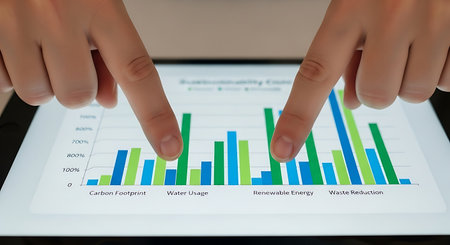 Businessman analyzing investment charts with tablet. Close-up of hands