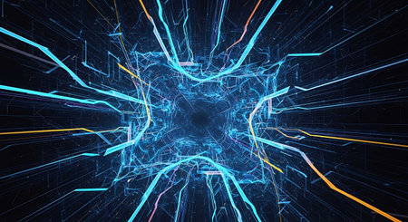 abstract fractal background a computer-generated 2D illustration, texture