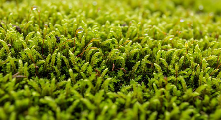 Green moss macro background. Moss texture. Green moss macro background.
