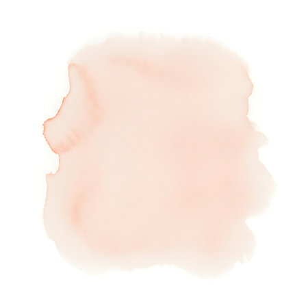 Abstract pink watercolor on white background.The color splashing on the paper.It is a hand drawn.の写真素材