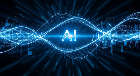 AI Artificial intelligence (AI), machine learning and modern computer technologies concepts