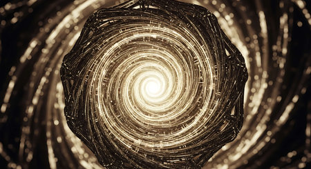 3d illustration of abstract geometric composition,digital artwork for creative graphic design