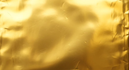 Gold foil texture background for design with copy space for text or image.の写真素材