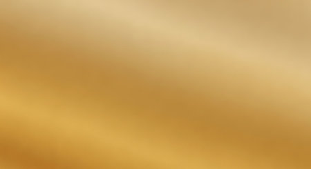 Gold metal background or texture of brushed steel plate with reflections Iron plate and shiny