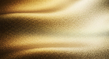 golden fabric texture background for design with copy space for text or imageの写真素材