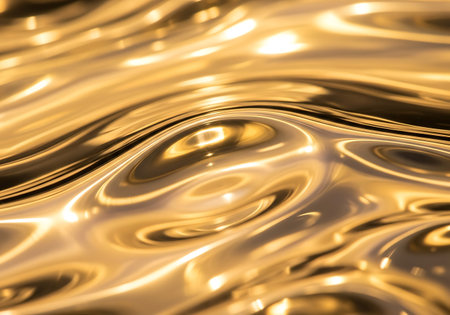 abstract golden background with some smooth lines in it (see more in my portfolio)の写真素材