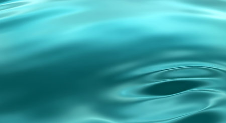 abstract blue background with some smooth lines in it (3d render)の写真素材