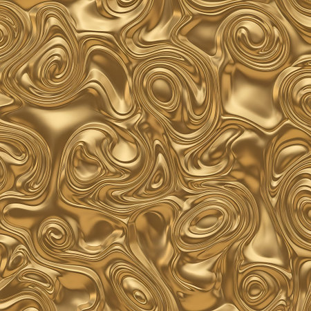 Seamless texture of gold fabric. Abstract background for design.の写真素材