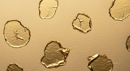 golden background paper texture with some smooth lines in it and spots