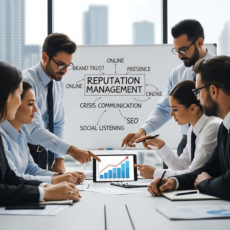 Group of business people working together in office.の写真素材