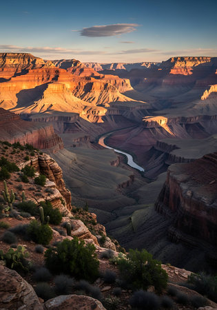 Grand Canyon National Park (South Rim), Arizona, United States.の写真素材